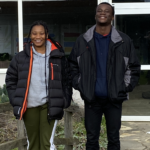 Franck et Gnan, services civiques ivoiriens au lycée nature